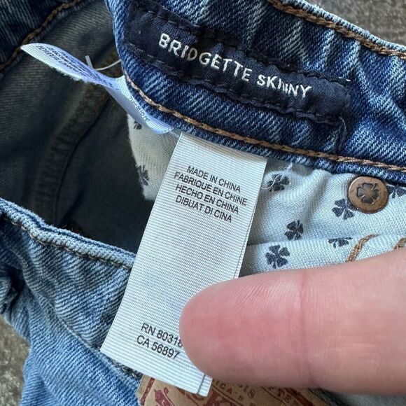Lucky Brand Women’s Light Wash Bridgette Skinny Jeans Size 0/25 - Picture 9 of 16